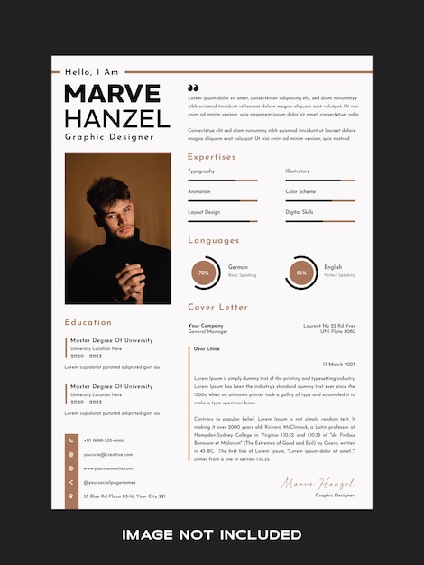 Vector minimal resume cv