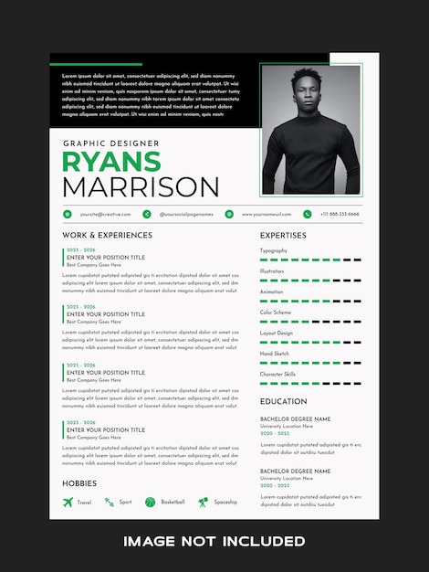 Vector minimal resume cv