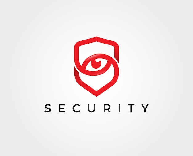 Minimal security eye logo 