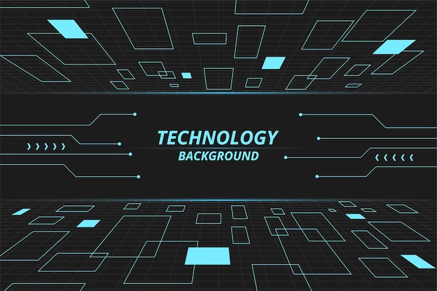 Minimal technology background style