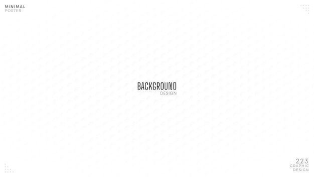 A minimal white background design