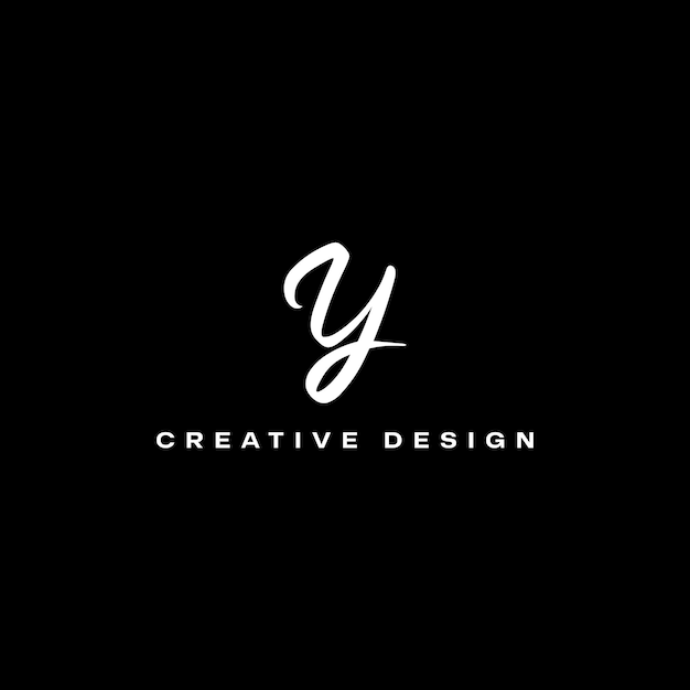 Minimal ZY logo design