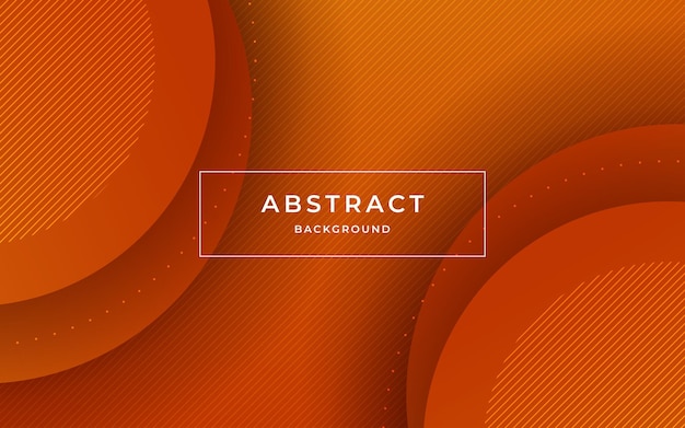 Minimale abstracte oranje cirkel kleur vorm overlap lagen geometrische dynamische achtergrond eps10 vector