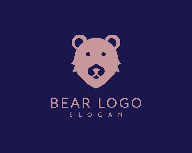 Minimale beer hoofd Logo vector illustratie ontwerp voor het bedrijfsleven