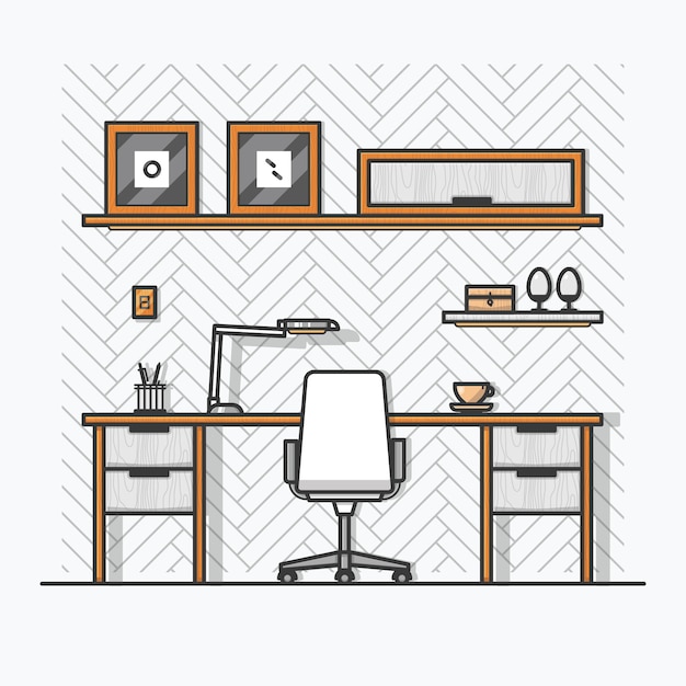 Vector minimale creatieve bureau