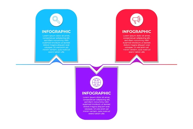 Minimale eenvoudige en creatieve zakelijke infographics sjabloon voor zakelijke presentatie