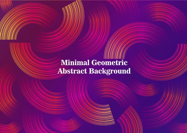 Minimale geometrische abstracte achtergrond ontwerp concept illustratie