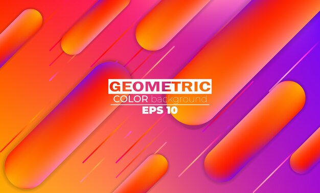 Minimale geometrische achtergrond. gradiënt vormen samenstelling.