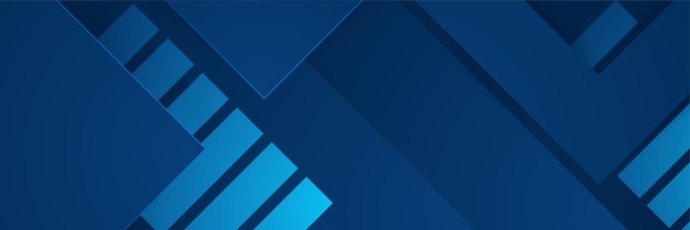 Minimale geometrische blauwe banner achtergrond abstract ontwerp Vector abstract grafisch ontwerp banner patroon achtergrond sjabloon