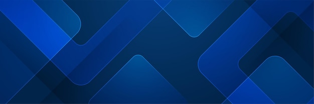 Minimale geometrische blauwe banner achtergrond abstract ontwerp Vector abstract grafisch ontwerp banner patroon achtergrond sjabloon