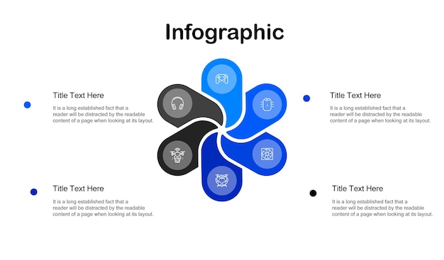 Minimale infographic sjabloon 3 opties of stappen