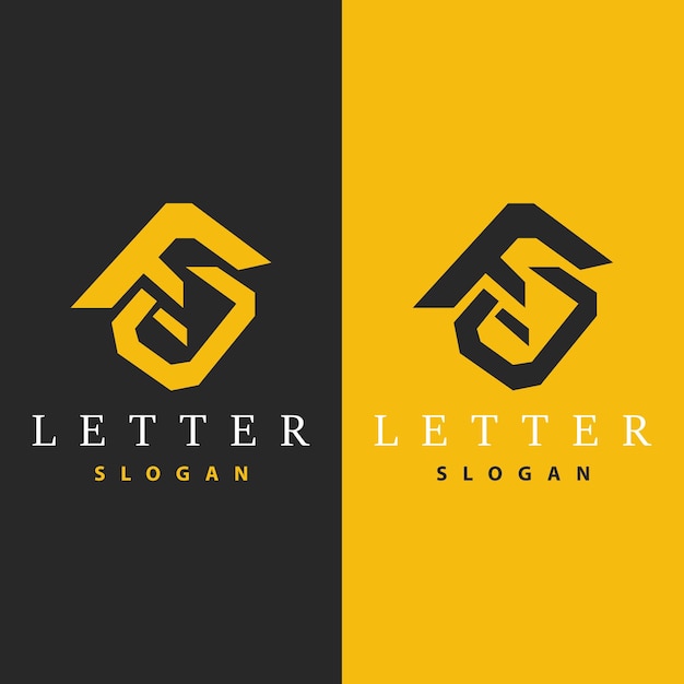 Minimale initiële FG Letter Logo Modern en luxe pictogram vectorsjabloon Element