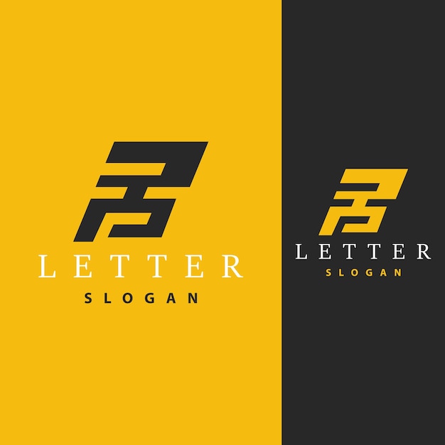 Minimale initiële FG Letter Logo Modern en luxe pictogram vectorsjabloon Element