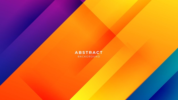 Minimale kleurrijke banner geometrische vormen abstract modern achtergrondontwerp Ontwerp voor poster sjabloon op web achtergrond banner brochure website flyer landingspagina presentatie en webinar