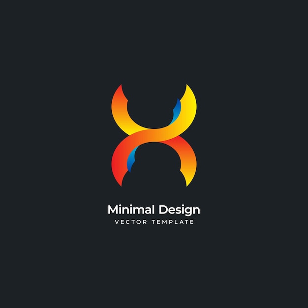minimale lint abstracte logo sjabloon Vectorillustratie
