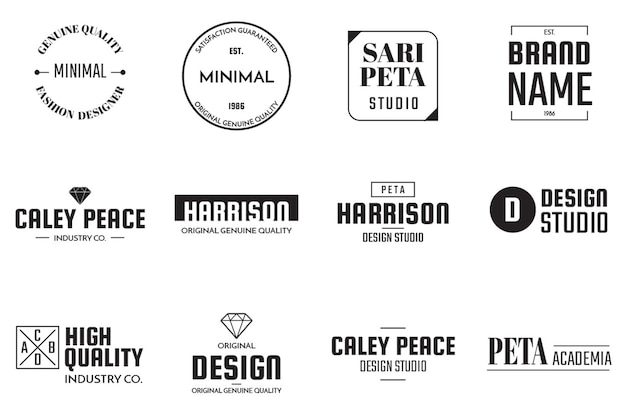 Minimale logo's