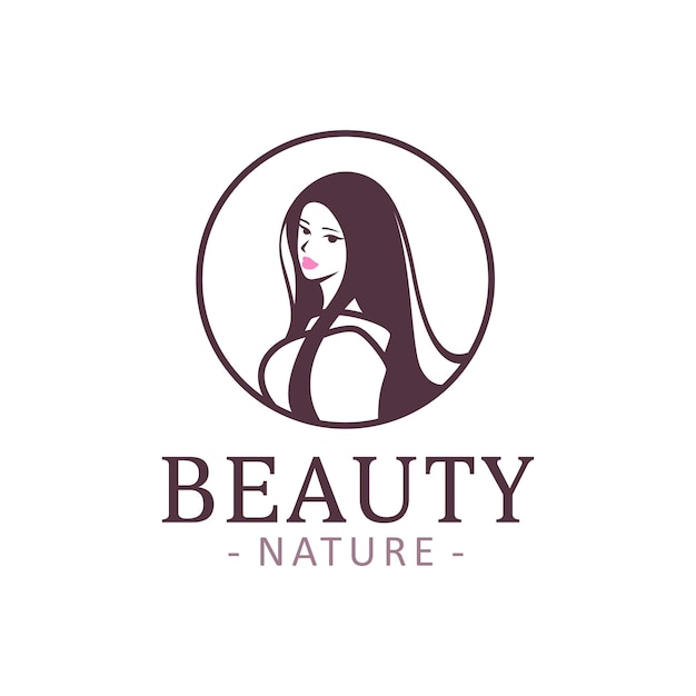 Minimale mode en beauty logo sjabloon