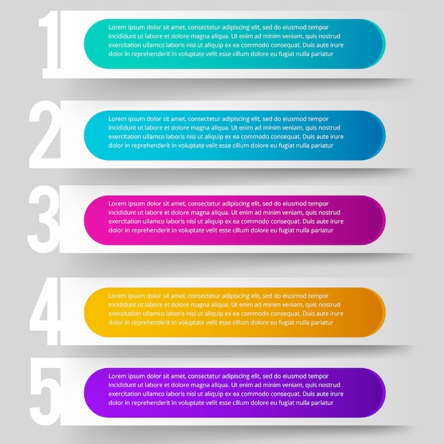 Minimale zakelijke infographics sjabloon.