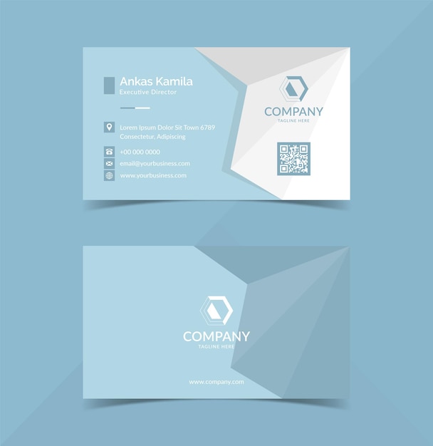 Minimalis Business Card Design Template