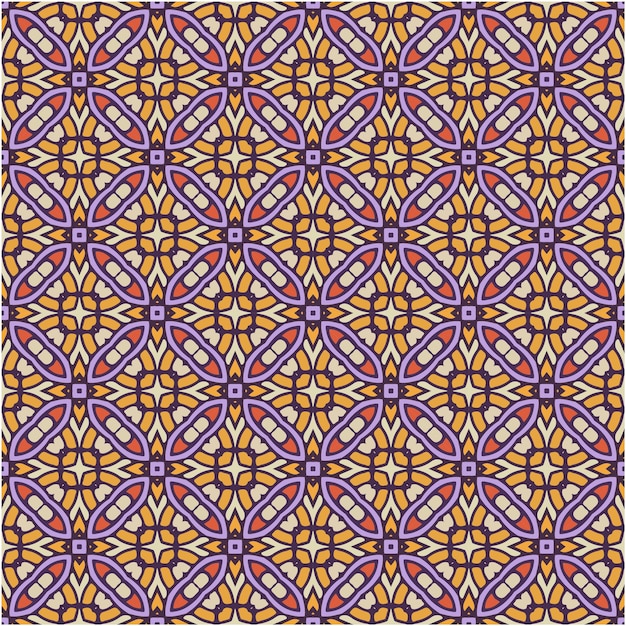 Minimalist abstract colorful seamless pattern