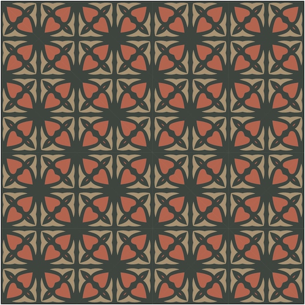 Minimalist abstract in ethnic pattern design