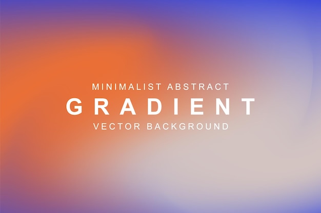 Minimalist abstract gradient vector background