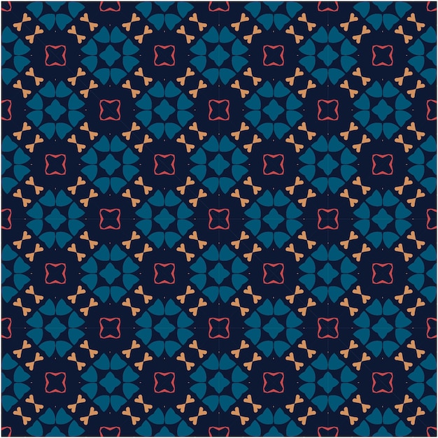 Minimalist abstract pattern colorful style