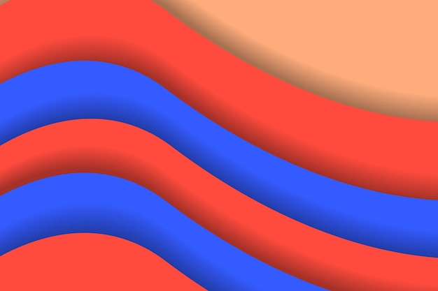 Vector minimalist abstract wavy background