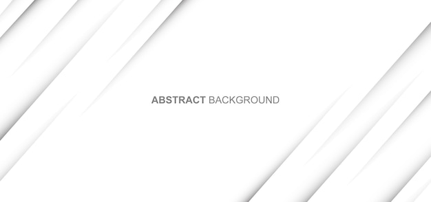 Minimalist abstract white dynamic lines background. Vector illustration.