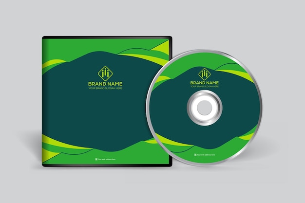 Minimalist architectural CD cover template design