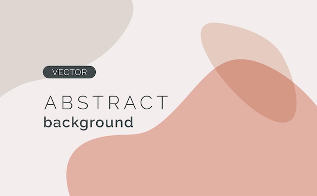 Minimalist background with abstract shapes neutral color