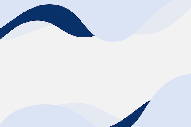 Vector minimalist blue curve background