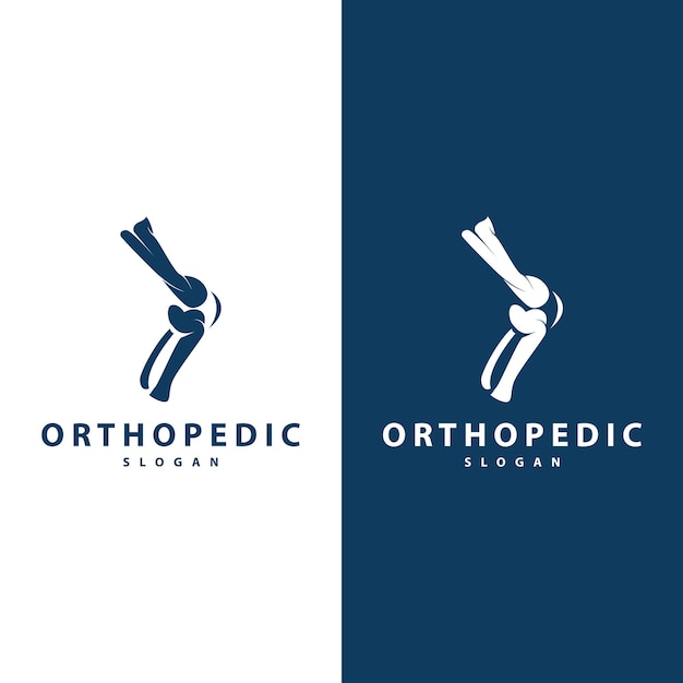 Minimalist Bone Health Logo Illustration Template Design