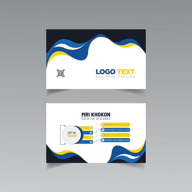 Minimalist business card design