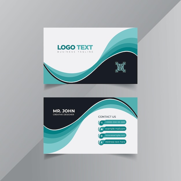 Minimalist business card design