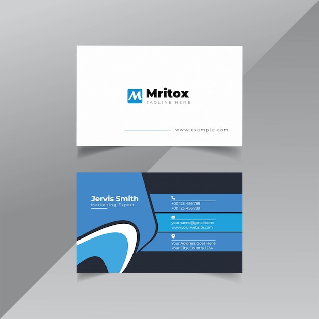 Minimalist business card design