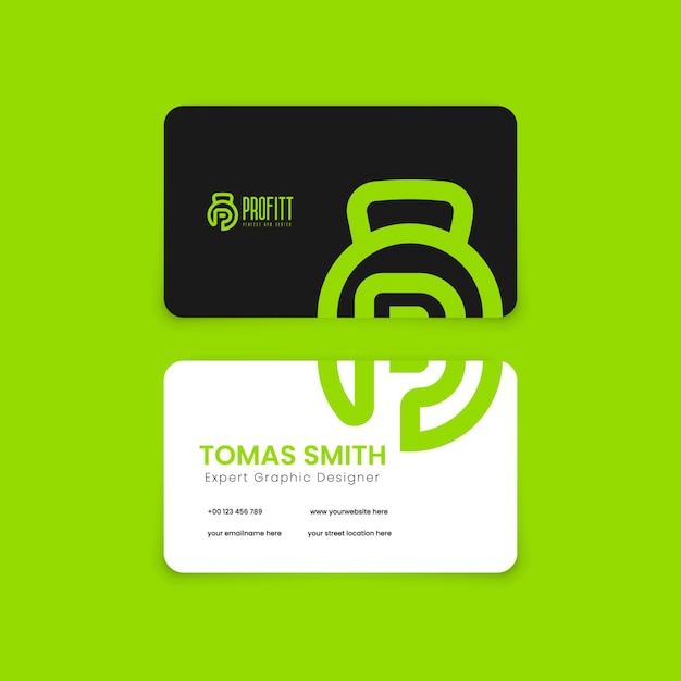 Minimalist business card design