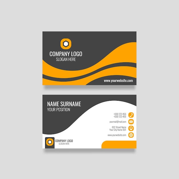 minimalist business card template