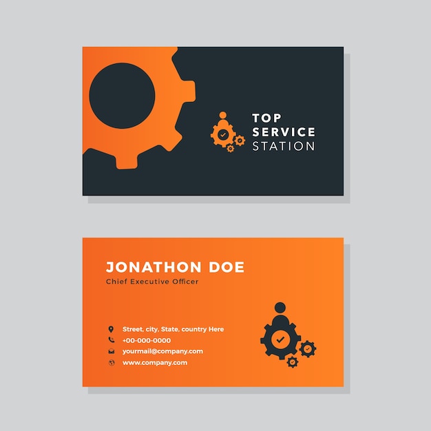 minimalist business card template
