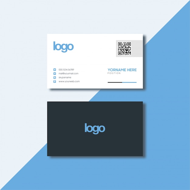 Minimalist business card 