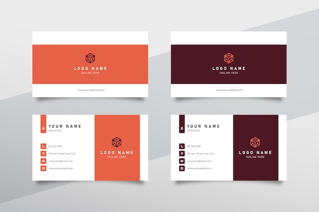 Minimalist Clean Business Card Design