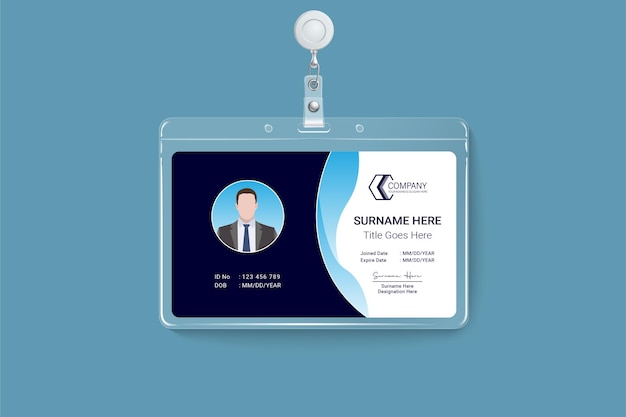 Vector minimalist commercial construction company id card design