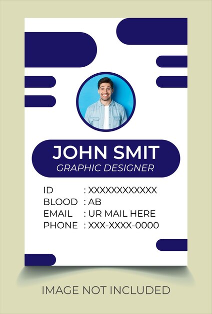 Minimalist Company and Corporate id cards for company stuff vector template