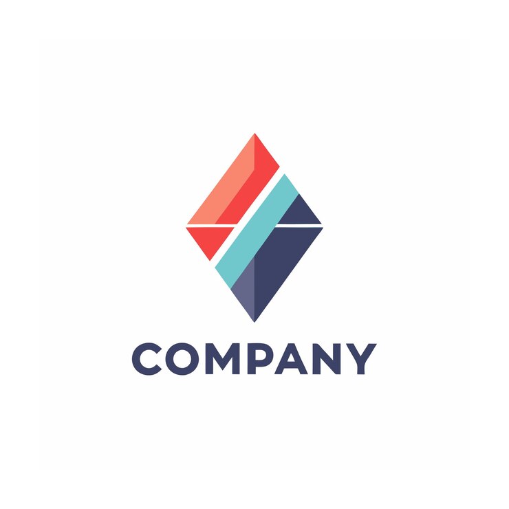 Vector minimalist company logo template