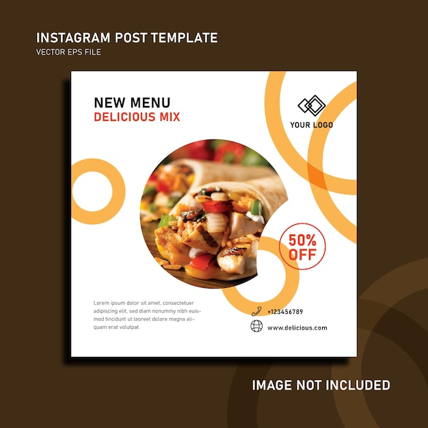 minimalist design concept for instagram post or other social media