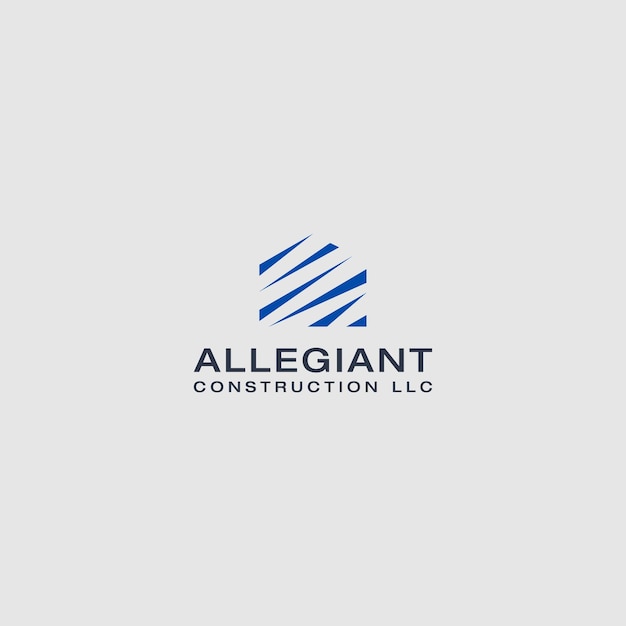 Minimalist elegant home design logo with abstract style