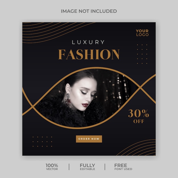 Minimalist fashion sale social media banner template