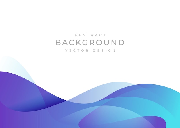 Minimalist fluid background with curvy shapes