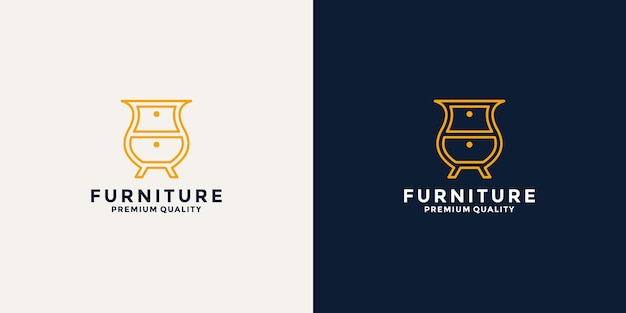 Minimalist furniture logo design inspiration for your business