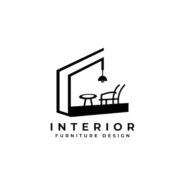 Minimalist furniture logo